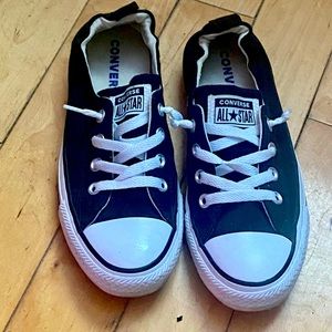 Black slide on converse women’s size 8 US